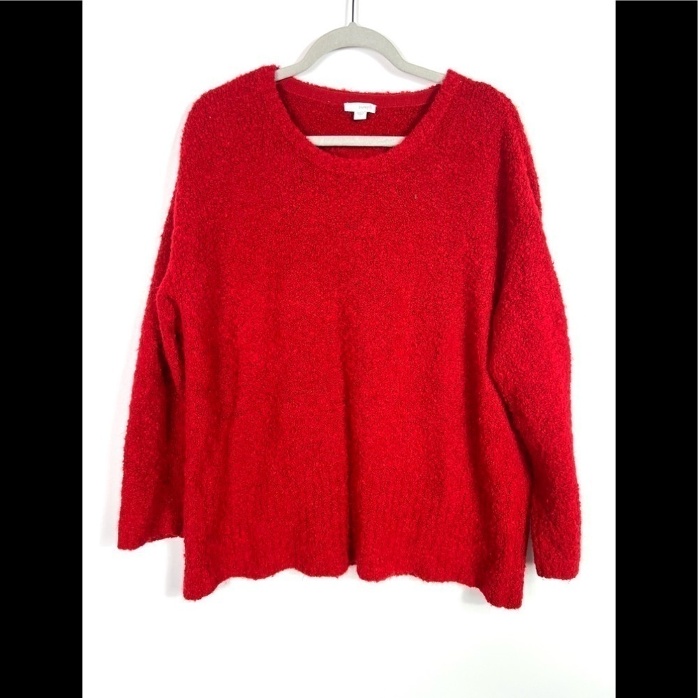 Pure jill wool red‎ sweater women’s size large